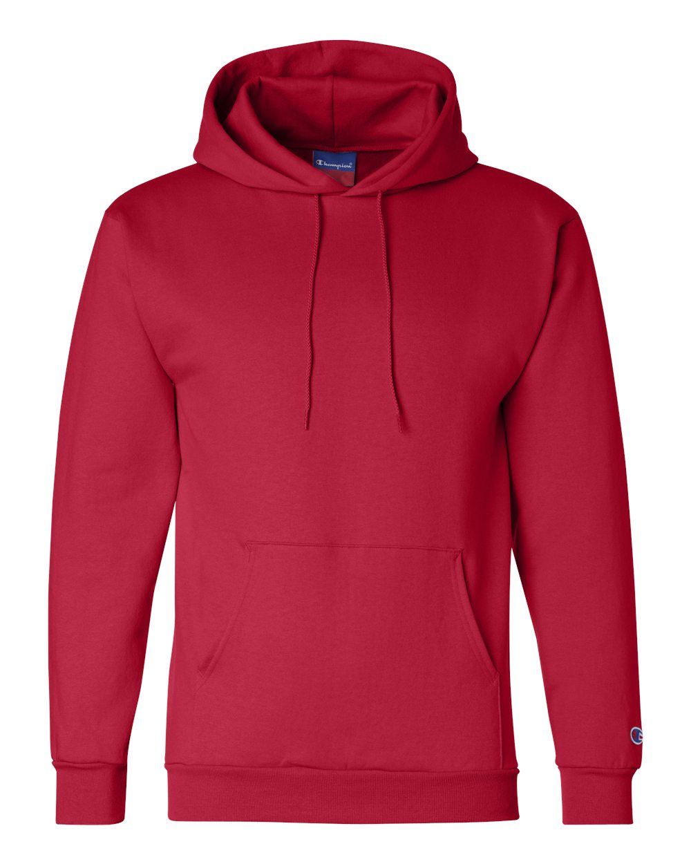 Champion Adult Powerblend® Pullover Hooded Sweatshirt - Scarlet