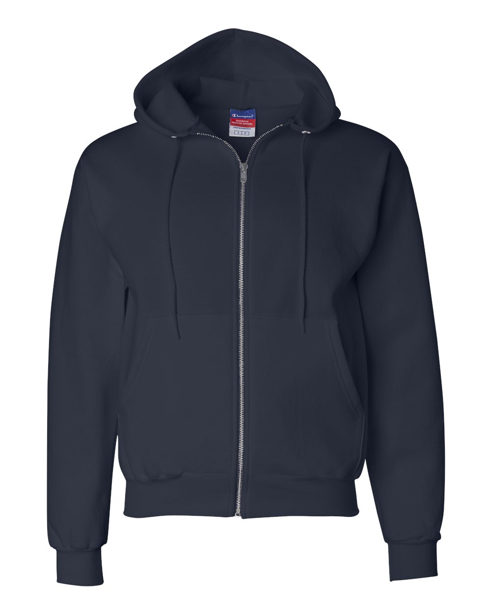 Champion Adult Powerblend® Full-Zip Hooded Sweatshirt - Navy