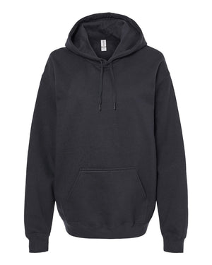 Gildan Adult Softstyle® Fleece Hooded Sweatshirt - Black