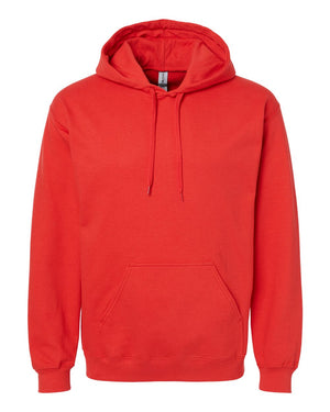 Gildan Adult Softstyle® Fleece Hooded Sweatshirt - Red