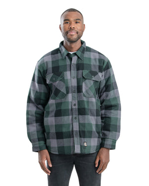 Berne Men's Timber Flannel Shirt Jacket - Front