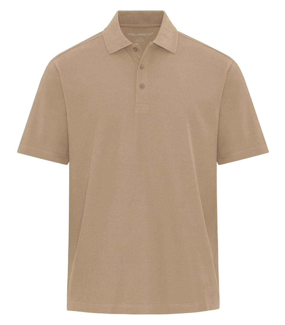 Coal Harbour® Everyday CVC Polo - Dark Sand