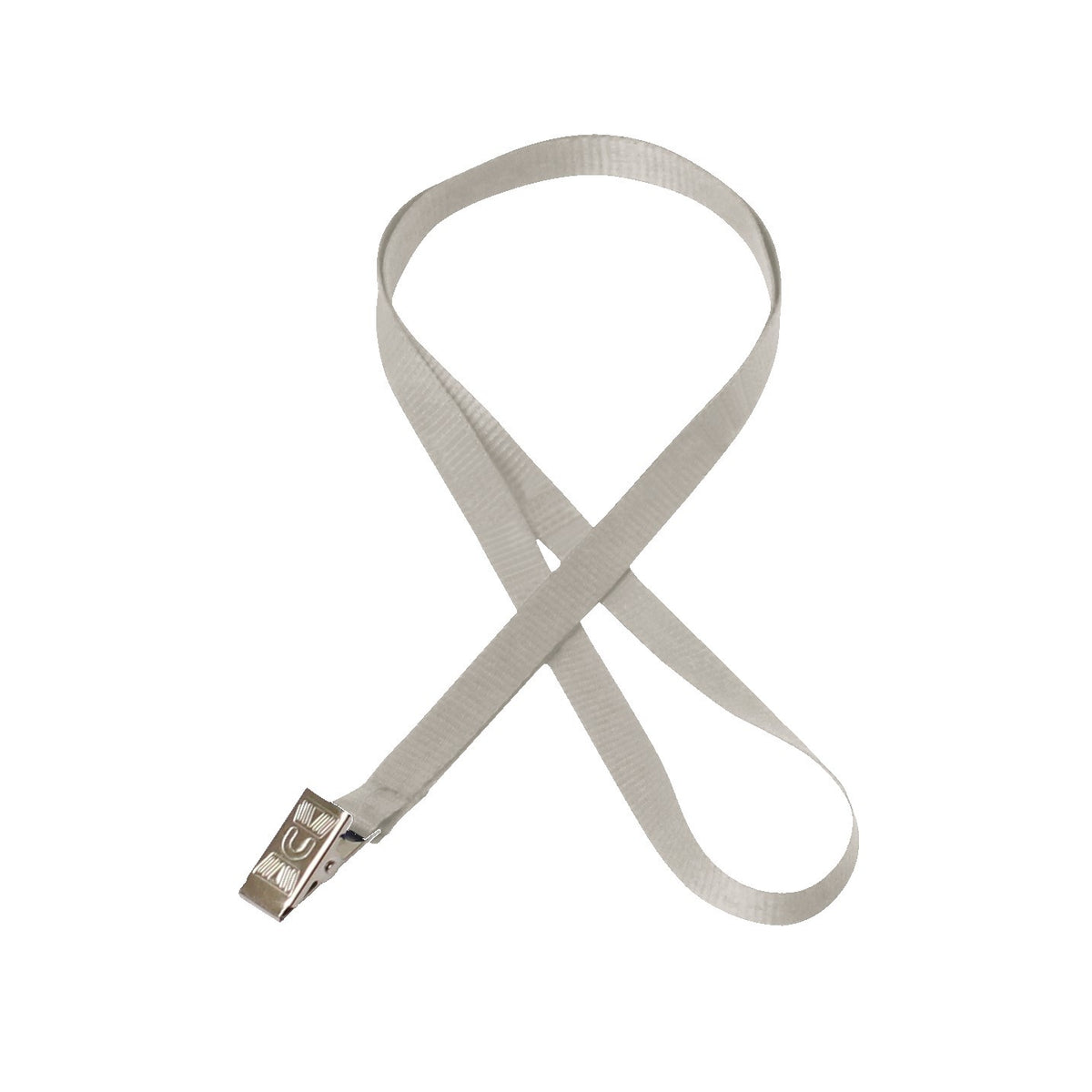 3/8" BEST Value Lanyard - Light Gray