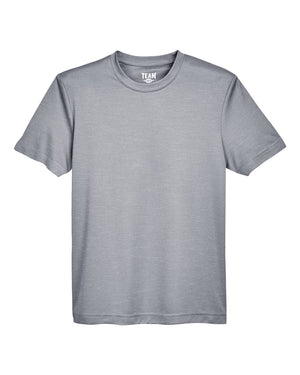 Team 365 Youth Sonic Heather Performance T-Shirt - Athletic Heather