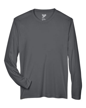 Team 365 Men's Zone Performance Long-Sleeve T-Shirt - Sport Graphite