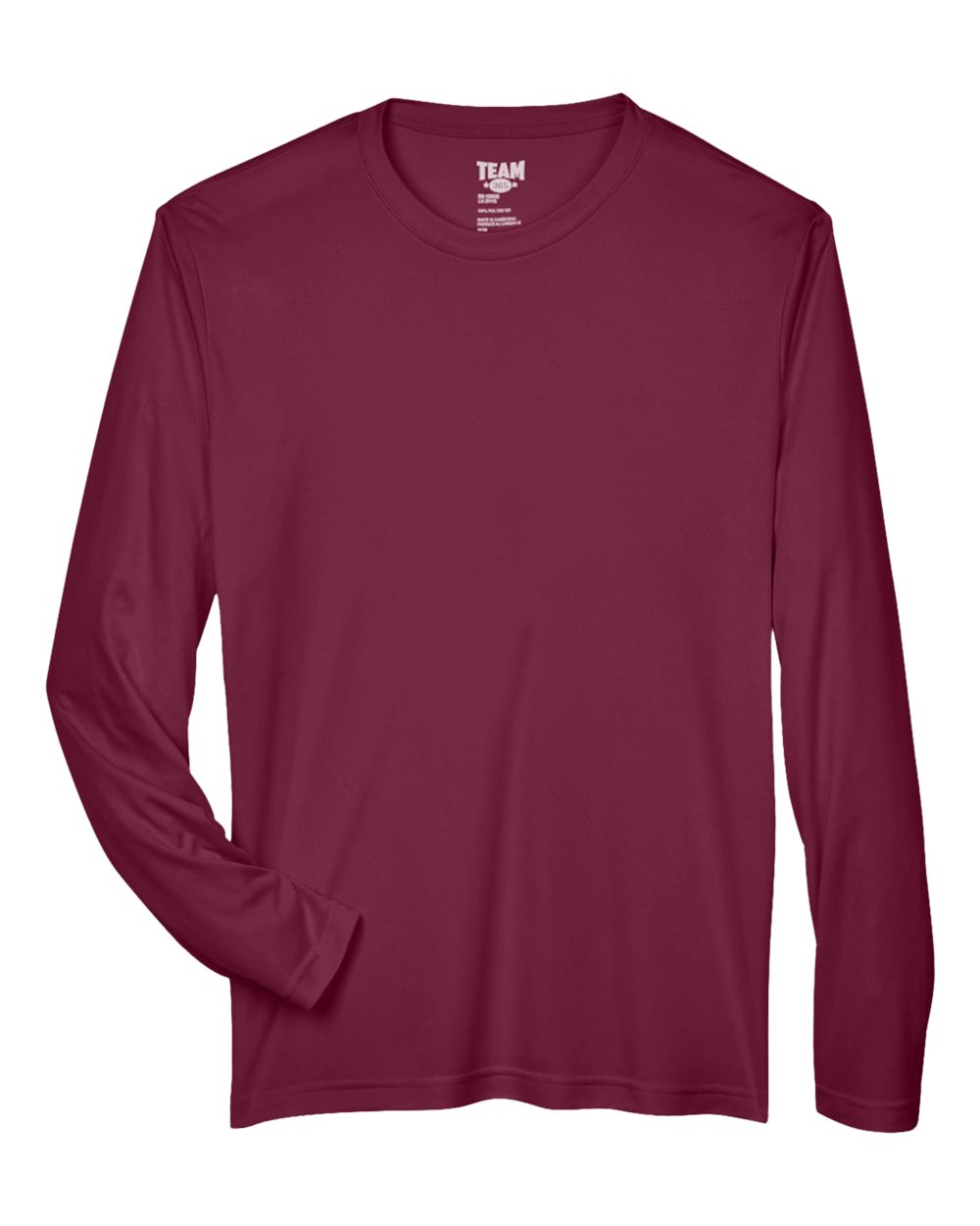 Team 365 Men's Zone Performance Long-Sleeve T-Shirt - Sport Maroon