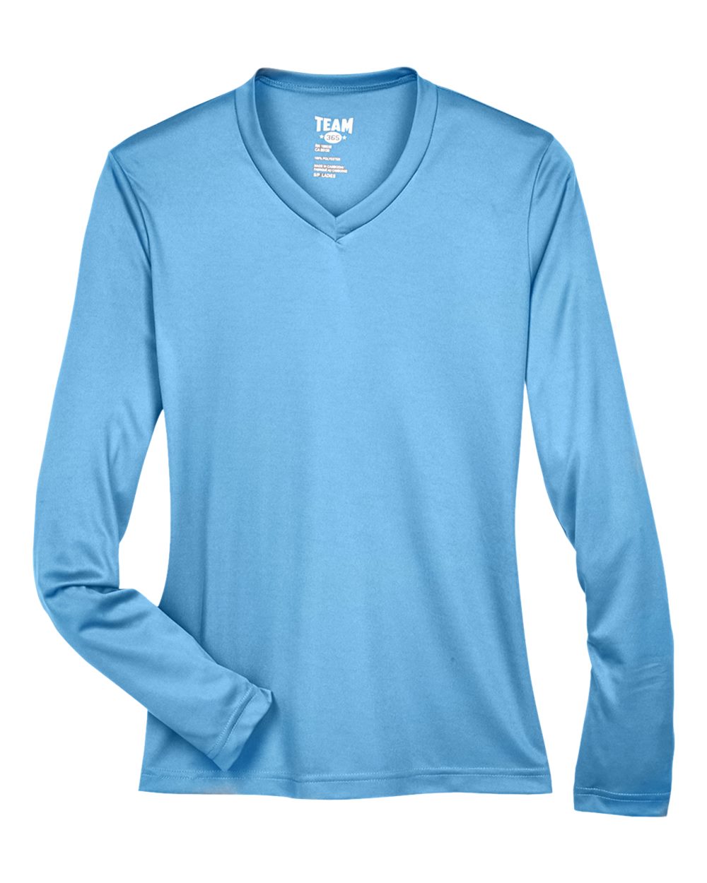 Team 365 Ladies' Zone Performance Long-Sleeve T-Shirt - Sport Light Blue