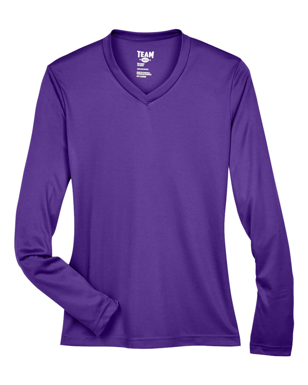 Team 365 Ladies' Zone Performance Long-Sleeve T-Shirt - Sport Purple
