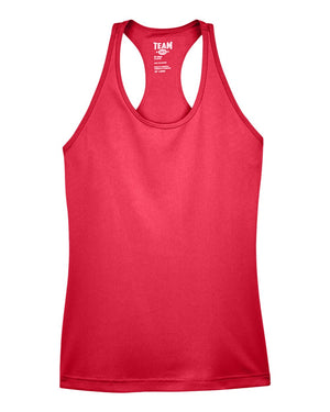 Team 365 Ladies' Zone Performance Racerback Tank - Sport Red