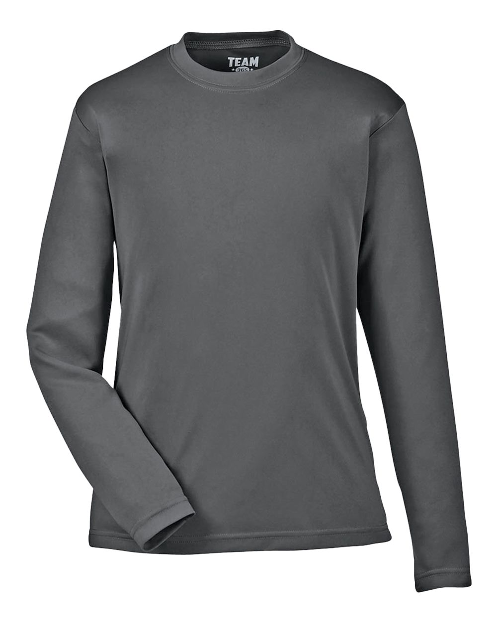 Team 365 Youth Zone Performance Long-Sleeve T-Shirt - Sport Graphite