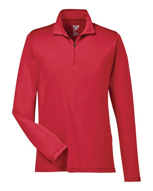 Team 365 Men's Zone Performance Quarter-Zip - Sport Red