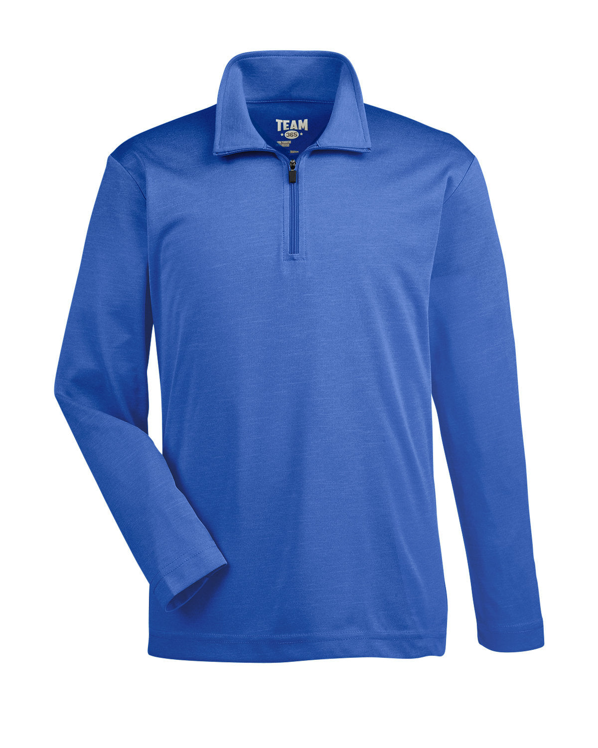 Team 365 Youth Zone Sonic Heather Performance Quarter-Zip - Sp Royal Heather
