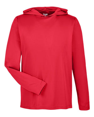 Team 365 Men's Zone Performance Hooded T-Shirt - Sport Red