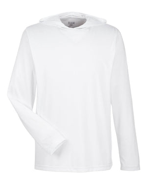 Team 365 Men's Zone Performance Hooded T-Shirt - White