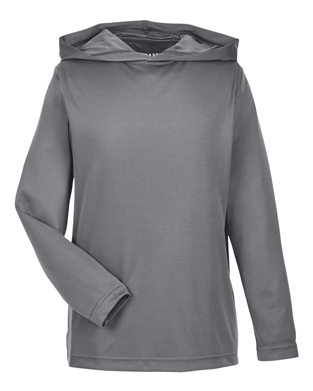 Team 365 Youth Zone Performance Hooded T-Shirt - Sport Graphite