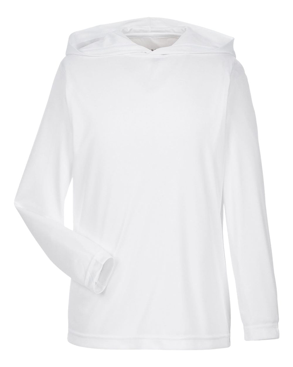 Team 365 Youth Zone Performance Hooded T-Shirt - White