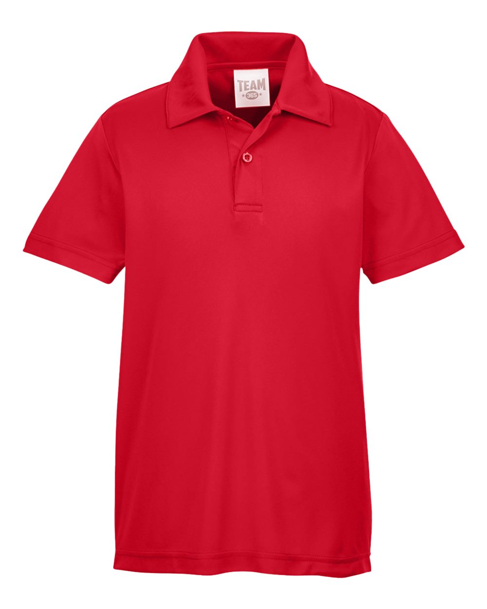 Team 365 Youth Zone Performance Polo - Sport Red