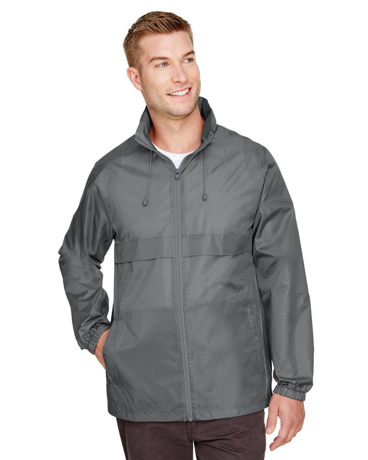 Team 365 Adult Zone Protect Lightweight Jacket - Front