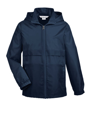 Team 365 Youth Zone Protect Lightweight Jacket - Sport Dark Navy