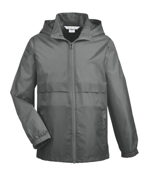Team 365 Youth Zone Protect Lightweight Jacket - Sport Graphite