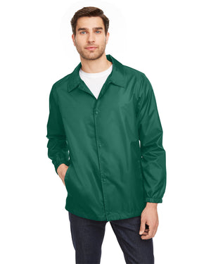 Team 365 Adult Zone Protect Coaches Jacket - Front