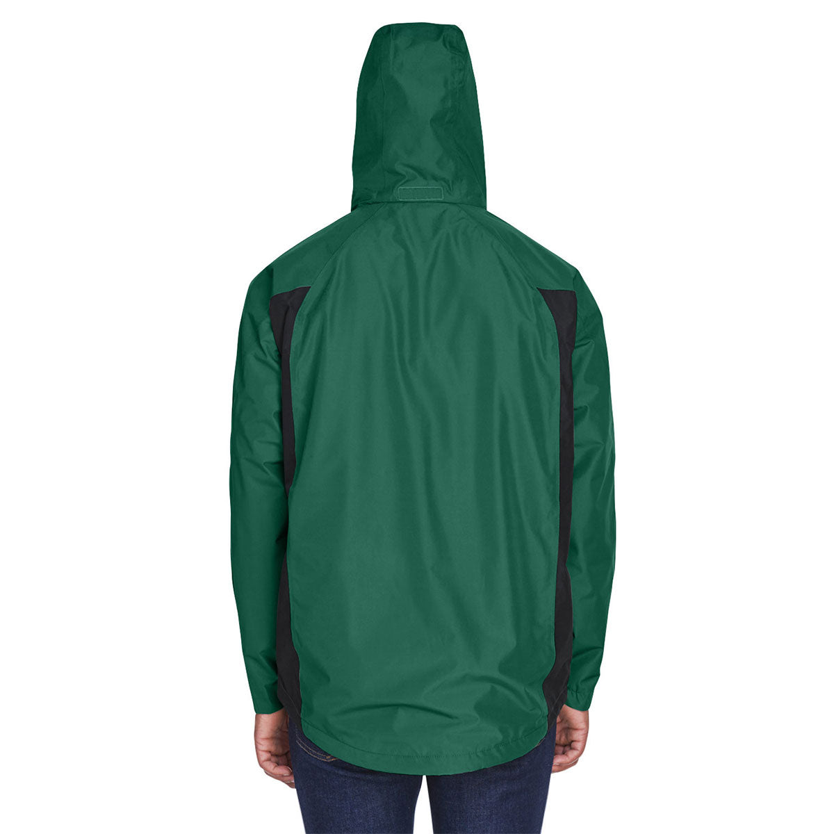 Team 365 Men's Dominator Waterproof Jacket - Back