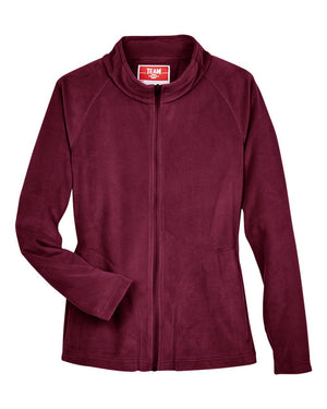 Team 365 Ladies' Campus Microfleece Jacket - Sport Maroon