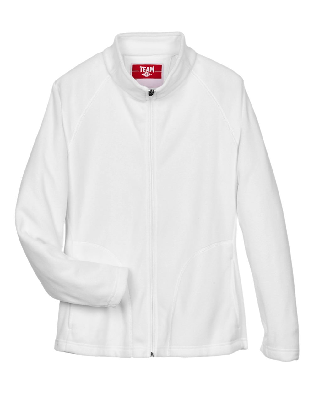 Team 365 Ladies' Campus Microfleece Jacket - White