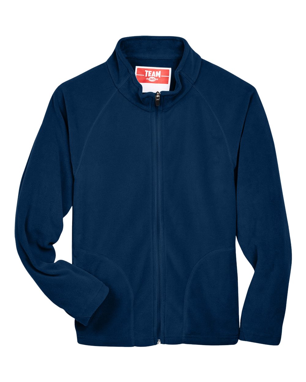 Team 365 Youth Campus Microfleece Jacket - Sport Dark Navy