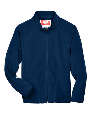 Team 365 Youth Campus Microfleece Jacket - Sport Dark Navy