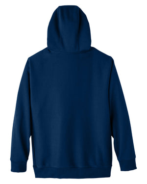 Team 365 Unisex Zone HydroSport™ Heavyweight Quarter-Zip Hooded Sweatshirt - Back