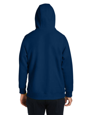 Team 365 Unisex Zone HydroSport™ Heavyweight Quarter-Zip Hooded Sweatshirt - Back