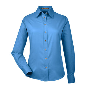 Ladies' Easy Blend™ Long-Sleeve Twill Shirt with Stain-Release