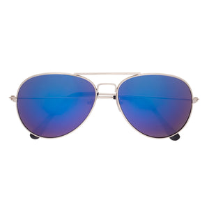Colour Mirrored Aviator Sunglasses