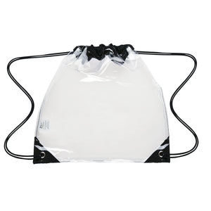 Touchdown Clear Drawstring Backpack