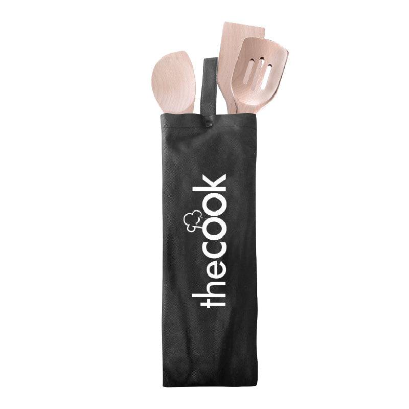 3 Piece Utensil Set in Wine Bag