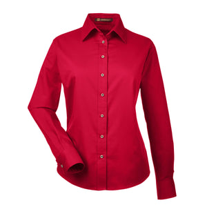Ladies' Easy Blend™ Long-Sleeve Twill Shirt with Stain-Release