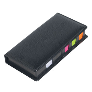 Leather Look Case Of Sticky Notes With Calendar