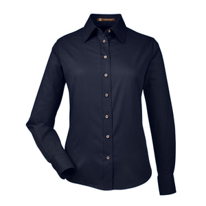 Ladies' Easy Blend™ Long-Sleeve Twill Shirt with Stain-Release