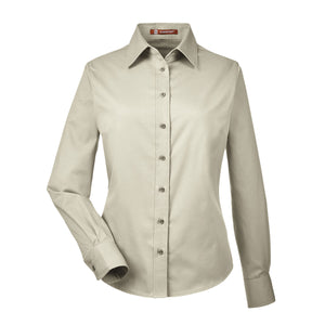 Ladies' Easy Blend™ Long-Sleeve Twill Shirt with Stain-Release