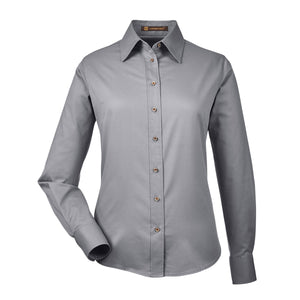 Ladies' Easy Blend™ Long-Sleeve Twill Shirt with Stain-Release