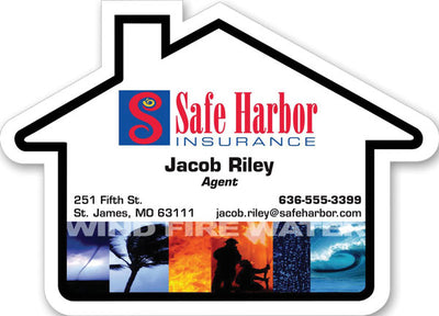 House Diecut Magnet