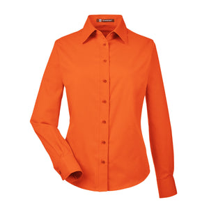 Ladies' Easy Blend™ Long-Sleeve Twill Shirt with Stain-Release