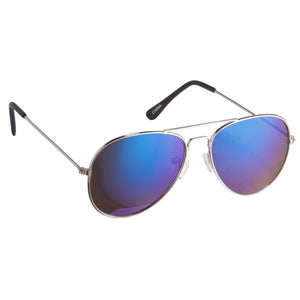 Colour Mirrored Aviator Sunglasses