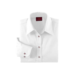 Ladies' Easy Blend™ Long-Sleeve Twill Shirt with Stain-Release