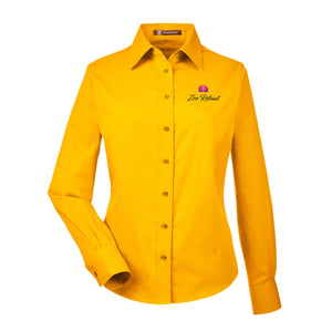 Ladies' Easy Blend™ Long-Sleeve Twill Shirt with Stain-Release