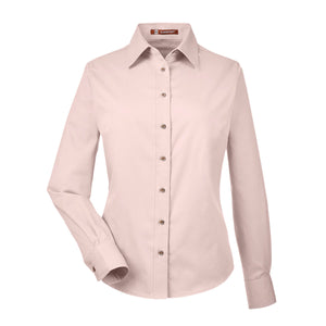 Ladies' Easy Blend™ Long-Sleeve Twill Shirt with Stain-Release