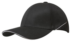 Premium American Twill Cap with Sandwich - Custom Embroidered