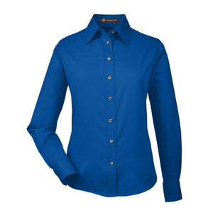 Ladies' Easy Blend™ Long-Sleeve Twill Shirt with Stain-Release