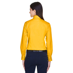 Ladies' Easy Blend™ Long-Sleeve Twill Shirt with Stain-Release